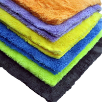Serviette de lavage de voiture en microfibre, tissée, épaisse et absorbante, outil pour le nettoyage de la voiture