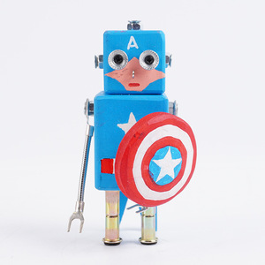 <span class=keywords><strong>ROBOT</strong></span> <span class=keywords><strong>DE</strong></span> CARTOON EN BOIS, THÈME <span class=keywords><strong>DE</strong></span> <span class=keywords><strong>FILM</strong></span> ET <span class=keywords><strong>DE</strong></span> SÉRIE TV, JOUET POUR ENFANTS, ORNEMENTS, FABRIQUÉ À LA MAIN, BON MD-041 AVEC EMBALLAGE ORIGINAL - Product Image 6
