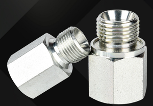 <span class=keywords><strong>1</strong></span>/4 <span class=keywords><strong>inch</strong></span> thép không gỉ ống thủy lực kết nối bspt chủ đề bên ngoài NPT chủ đề nội bộ 17mm đối diện bên phổ khớp - Product Image 4