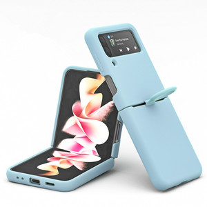 <span class=keywords><strong>Silicone</strong></span> liquide avec porte-anneau étui de téléphone antichoc pour <span class=keywords><strong>Samsung</strong></span> <span class=keywords><strong>Z</strong></span> <span class=keywords><strong>Flip</strong></span> 3 <span class=keywords><strong>4</strong></span> 5 6 7 - Product Image 4