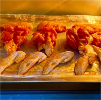 Marinado picante Alitas de pollo fritas Pierna de pollo crujiente Filete de pollo Orleans Ala asada adobo picante auténtico comercial