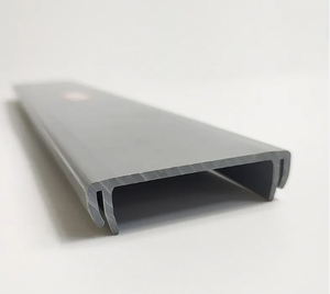 Suministro directo de fábrica de perfiles de plástico transparente de PVC/UPVC para techos elásticos de baño y fabricación de películas para uso en edificios exteriores - Product Image 1