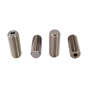 Gr5 Titan Bu Lông M12 * 32Mm Không Đầu Hoàn toàn Threaded Bu Lông Điểm Phẳng Grub Hex Ổ Cắm Đặt Vít - Product Image 5