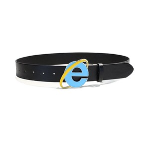 Cinturón <span class=keywords><strong>de</strong></span> <span class=keywords><strong>Cuero</strong></span> Negro <span class=keywords><strong>con</strong></span> Hebilla <span class=keywords><strong>de</strong></span> Aleación y Letra Inicial Personalizada Estilo Vintage Americano para Mujer, 105 cm, 3.8 cm <span class=keywords><strong>de</strong></span> Ancho - Product Image 5