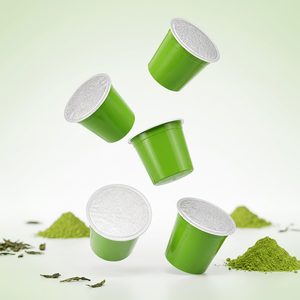 แคปซูลชาเขียวมัทฉะ 10 ชิ้น สำหรับเครื่องชงชาแบบ K-Cup ขายส่งจำนวนมาก รับผลิตแบรนด์ส่วนตัว OEM ตามสั่ง - Product Image 1