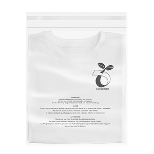 Bolsas de Ropa Compostables Hechas con Almidón de Maíz, 100% Compostables, Bolsas de Envío Biodegradables de Plástico PLA - Product Image 6