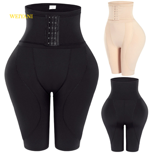 Gaine <span class=keywords><strong>Cycliste</strong></span> Grande Taille avec Rembourrage Fesses, Short Gainant Ventre Plat, Culotte Sculptante Colombienne Effet Push-Up Fessier - Product Image 6
