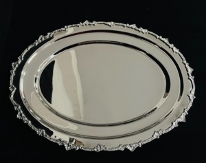 Flower Shape Metal <b>Decorative</b> <b>Plate</b> Handmade Engraved Plant Pattern Design Style for Presents F - Product Image 6