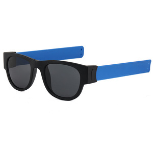 Xinshengyuan Snap <b>Mirror</b> Sports Sunglasses UV400 PC Frame Blue Lens For Men And Women - Product Image 2