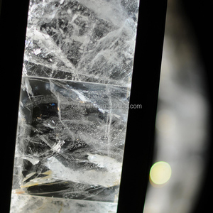 אבני קריסטל טבעיות עכשוויות עגולות תאורה קישוט תלייה מודרני תליון אורות סלע קריסטל שחור נברשות - Product Image 5