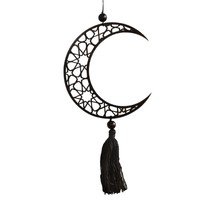 Nouveau Décoration Murale Transfrontalière Noire Xingyue Art Déco Abstraite Géométrique en MDF, Forme Irrégulière, Artisanat Creux pour Chambre à Coucher