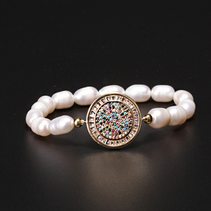 Pulsera <span class=keywords><strong>de</strong></span> Perlas Personalizada a la Moda para <span class=keywords><strong>Hombre</strong></span>, 4mm 5mm, Joyería Delicada Hecha a Mano, Pulsera <span class=keywords><strong>de</strong></span> Perlas Estilo Playa Hawaiana, Regalo - Product Image 5