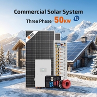 Sistema Solar de Alta Potencia de 50kW 100kWh con Inversor Híbrido Trifásico para Energía de Respaldo en Fábricas Industriales