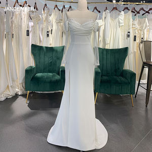 Jancember LSSG049 Nouveau Style Robe De Mariée En Gros Mariée Marié Robes De Mariée Haut De Gamme - Product Image 1