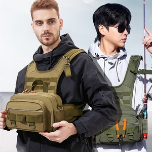 Sac à dos de poitrine camouflage - Sac de chasse et de pêche avec coque rigide, plusieurs poches, sangles réglables pour les voyages en plein air - Product Image 5