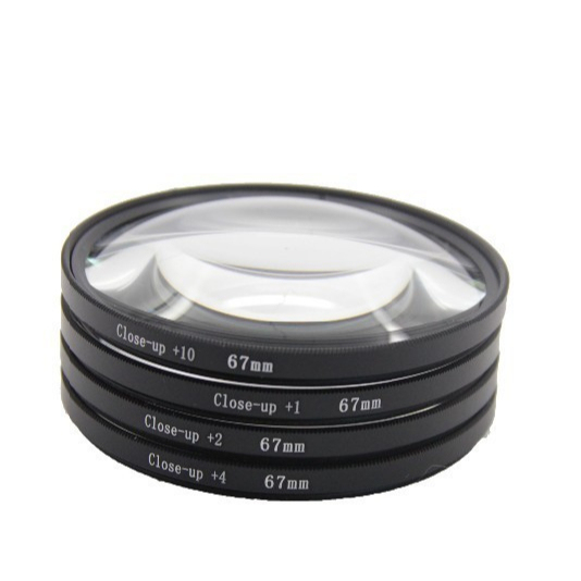 67mm Close up Macro Filter +1 +2 +4 +10 Kit for D80 D90 D7000 18-105mm Lens DSLR Camera