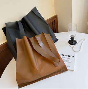 Bolsas <span class=keywords><strong>de</strong></span> Plástico para Compras con Asa, <span class=keywords><strong>Bolsa</strong></span> <span class=keywords><strong>de</strong></span> Mano Esmerilada Negra, Bolsas <span class=keywords><strong>de</strong></span> Mercancía para Boutiques, Bolsas <span class=keywords><strong>de</strong></span> Embalaje para Tiendas <span class=keywords><strong>de</strong></span> Ropa y Joyería - Product Image 6