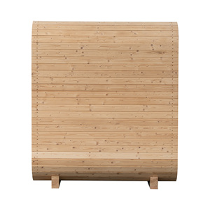 غرفة ساونا خشبية حديثة قابلة للتخصيص للاستخدام الداخلي والخارجي مع نظام بخار رطب - Product Image 4