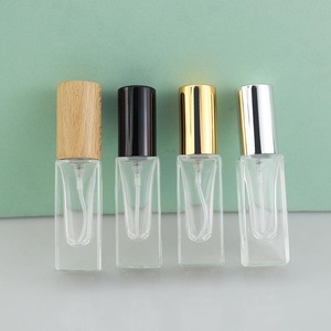 Flacon roll-on d'huile essentielle en gros, 5ml/10ml, en verre sablé transparent avec collier métallique, forme cylindrique, pour parfum - Product Image 3