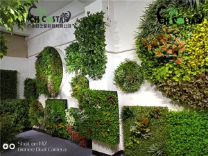 Plantas artificiales personalizables <span class=keywords><strong>para</strong></span> interiores y exteriores, pared de salón, pared <span class=keywords><strong>vertical</strong></span> verde <span class=keywords><strong>para</strong></span> jardín - Product Image 5