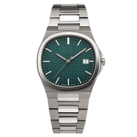 Montre de luxe pour femme avec mouvement à quartz Ronda, revêtement antireflet, saphir, 20 mm, 10 ATM, ultra-fine, en titane, personnalisée, simple et élégante