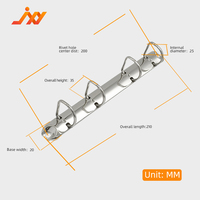 Anillas Metálicas para Encuadernación en Forma de D y O, Clips para Hojas Sueltas, Accesorios para Carpetas de Archivo A4/A5/A7, Anillas de Encuadernación para Papelería