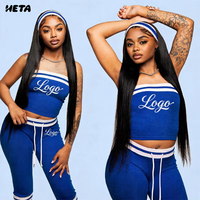 Offre Spéciale Été – Ensemble Lounge 2 Pièces Femme : Haut Sans Manches et Pantalon Capri à Cordon en Coton Spandex – Vêtements de Détente – Vente en Gros – Logo Personnalisé