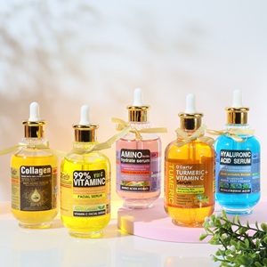 O Carly güzellik ürünleri cilt tamir Anti kırışıklık nemlendirici hyaluronik Amono asit kollajen <span class=keywords><strong>C</strong></span> vitamini yüz bakımı Serum - Product Image 3