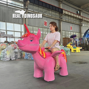 Dinosauro del cartone animato Giro Artificiale Dinosauro Scooter - Product Image 6