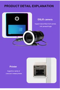 Penjualan langsung pabrik harga kompetitif Stan DSLR pernikahan dengan layar LCD untuk fotografi profesional