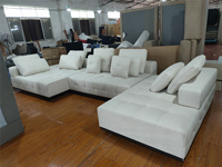 Canapé d'angle antique de grande taille en provenance du Guangdong, Chine - Meubles de salon en tissu avec design Sala pour canapé de salon