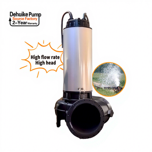 Bomba sumergible trifásica independiente para aguas residuales de 30HP/2.2KW con interruptor de flotador - Product Image 1