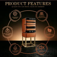 Humidor Électrique Professionnel HPR System L3 à Température et Humidité Constantes avec Revêtement en Bois de Cèdre Espagnol pour Cigares