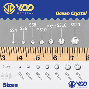VDD 43200 Piezas al por Mayor, Cristales de Estrás SS4-SS20 de Diferentes Tamaños, Piedras Brillantes Doradas <span class=keywords><strong>con</strong></span> Reverso Plano para Decoraciones DIY y Accesorios de Arte de Uñas - Product Image 6
