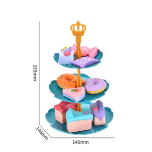 Set da Tè per Bambine, Gioco di Ruolo da Principessa <span class=keywords><strong>con</strong></span> Cibo, Gelato e Torta, Regalo per Bambine dai 3 agli 8 Anni - Product Image 3