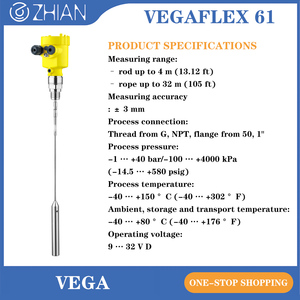 Transmetteur de niveau radar à guidage VEGAFLEX 61, capteur radar à guidage - Product Image 2