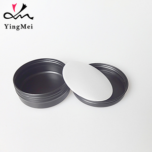 Envase Metálico Cosmético de Aluminio Negro Mate con Tapa Hermética para Crema Facial, Crema para Ojos, Perfume Sólido y Alimentos Pequeños - Product Image 4