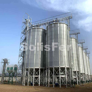 Silo à grains de 500 tonnes Stockage de farine de maïs Silo à fèves de cacao - Product Image 2