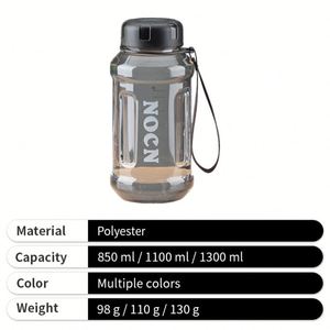 Botella de Agua Deportiva, 3 Colores, Marcas de Medición, Portátil, Tres Tamaños, Botella de Agua para Gimnasio y Eventos - Product Image 5