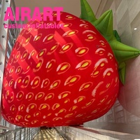 A9 ballon de pastèque gonflable pour événement de fruit drôle pour la publicité, ballon de fruit gonflable 3D pour la décoration suspendue