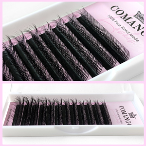 CoMango 3D Vision Fluffy Camellia Cils Volume vaporeux Extension de cils LD LC Multi-longueur Medusa Lashes Extensions - Product Image 6