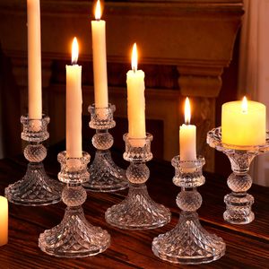 Vendita all'Ingrosso dalla Fabbrica <span class=keywords><strong>Portacandele</strong></span> in Vetro da 4" per Arredamento Casa, Decorazioni per Matrimoni, Feste, Festival e Davanzali - Product Image 5