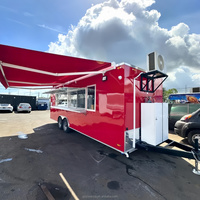 Remolque de Comida Móvil Personalizado, Remolque de Comida Rápida, Carrito de Café, Cocina Totalmente Equipada, Remolque de Catering para Barbacoa