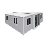 Vente en gros – Bâtiment de bureau mobile préfabriqué et extensible de luxe, pliable, 2, 3 ou 4 chambres, 20/40 pieds, livraison gratuite