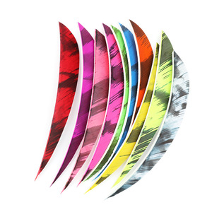 Rainbow Fletching Feathers 4 5 Inch Double Sided For Archery Shooting Equipment - Product Image 3