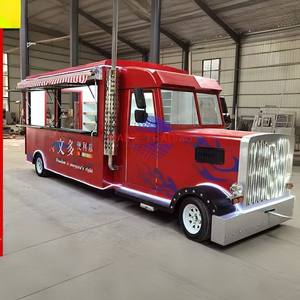 Mini camion de restauration mobile d'occasion, entièrement équipé avec cuisine complète, réfrigérateur économique, grill et friteuse - Product Image 4