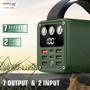Gran capacidad 60000mAh Power Banks Pantalla digital USB Tipo-C Salida de 5 puertos PD 22,5 W Power Bank 60000mAh Estación de energía portátil - Product Image 5