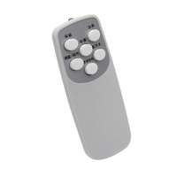 Control remoto de goma IR de 6 teclas para dispensador de agua, aire acondicionado, electrodomésticos pequeños