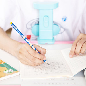 Deli 58138 Bucket Pencil Hb Blue Plastic Student School Writing Pencil With Eraser And Sharpener Set - Product Image 3