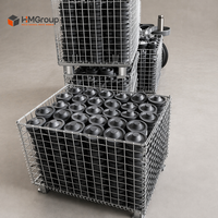 Cage à palettes métallique pliable galvanisée robuste pour entrepôt HM